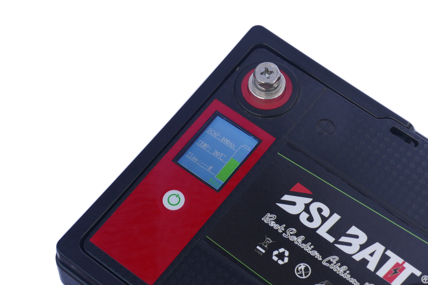BSLBATT 12V 100AH Lithium Battery (bluetooth+display)