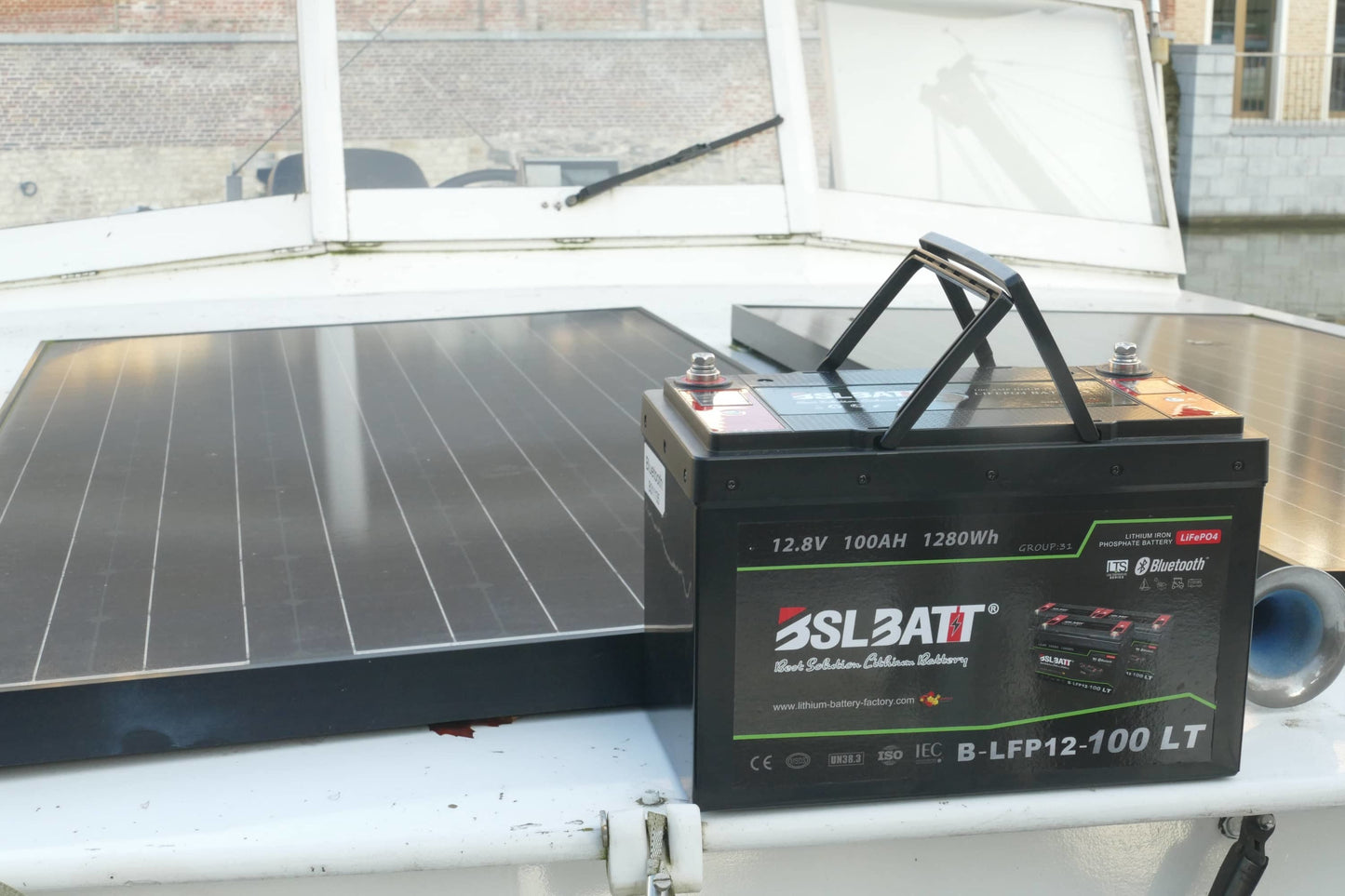 BSLBATT 12V 100AH Lithium Battery (bluetooth+display)