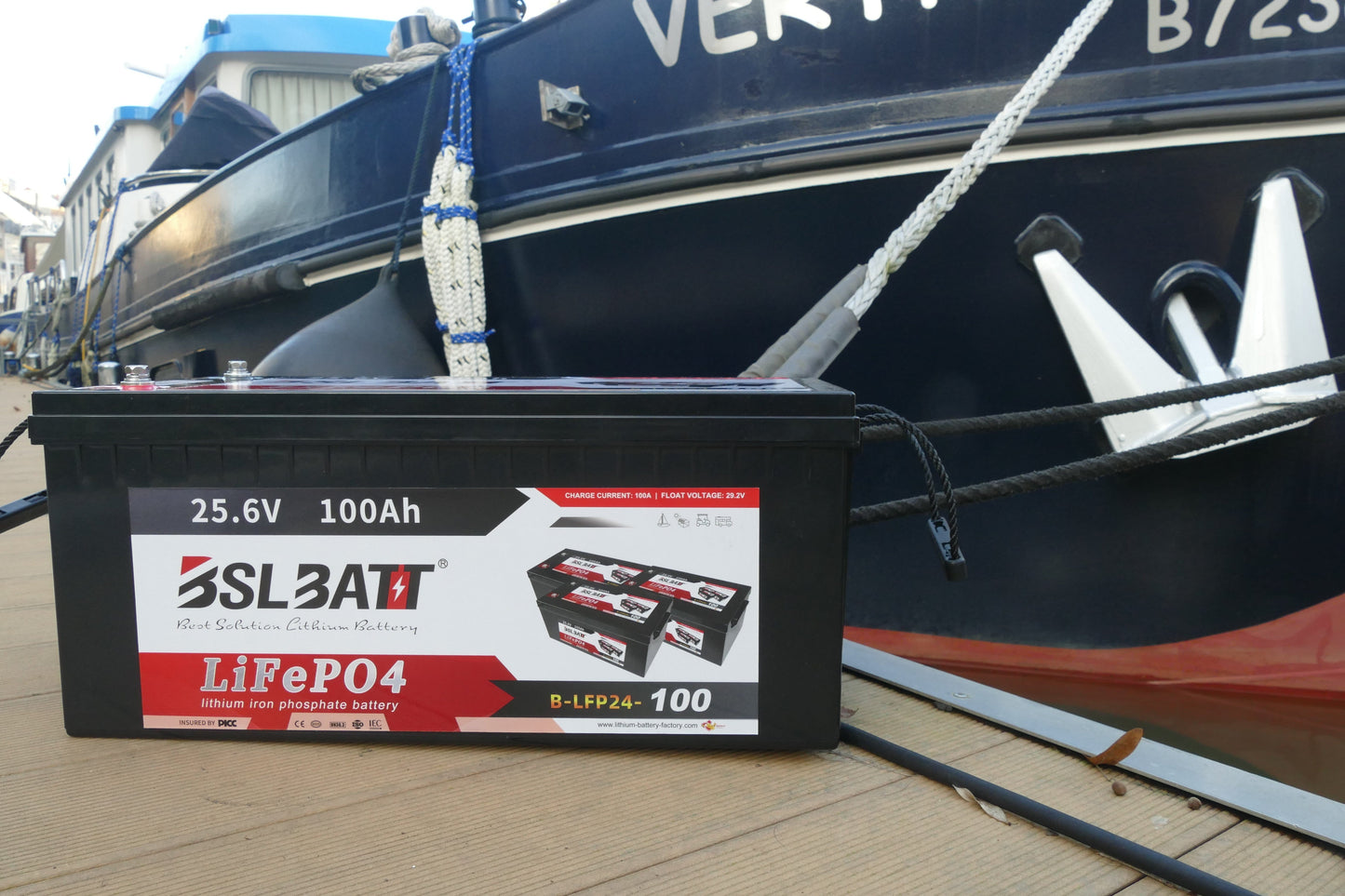 BSLBATT 24V 100AH Lithium Battery (bluetooth)